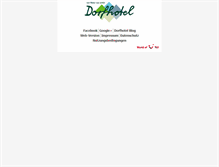 Tablet Screenshot of dorfhotel.com